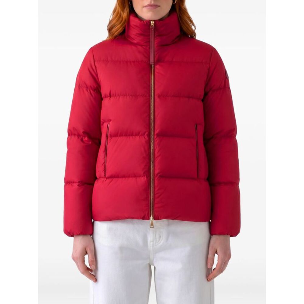 Moncler Red Jackets - Puffer Jackets Women